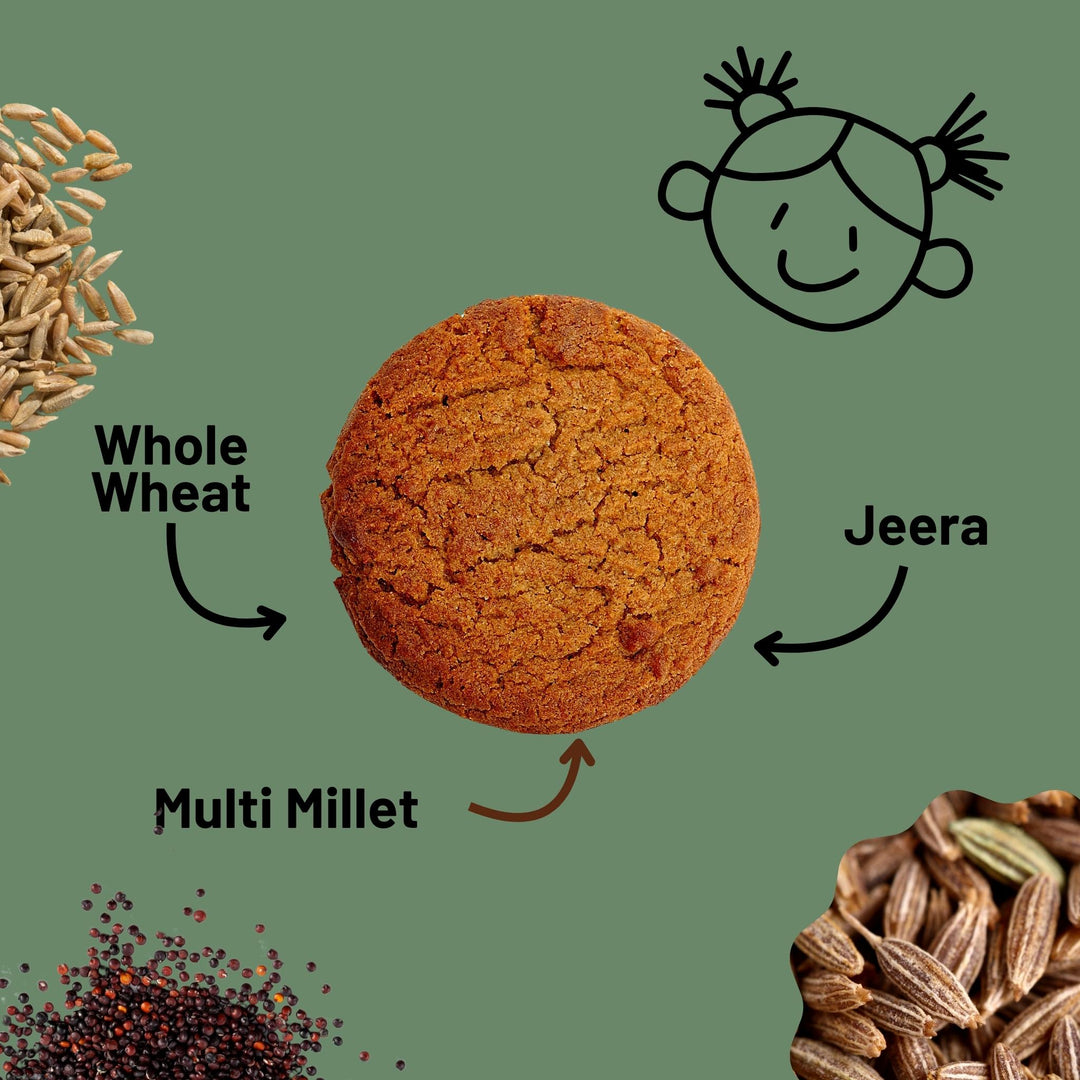 Multi Millet Butter Salt Cookies