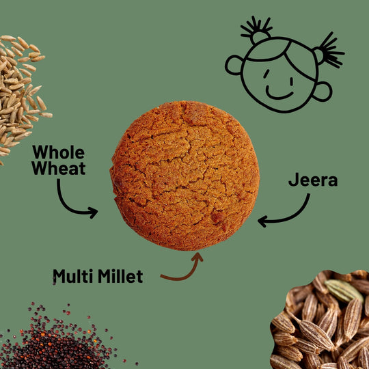 Multi Millet Butter Salt Cookies
