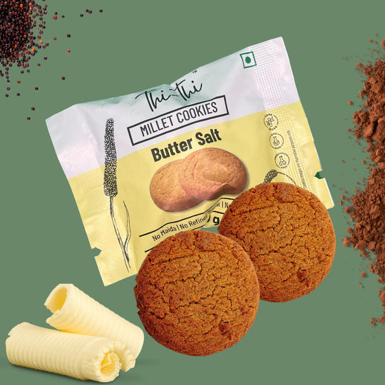 Multi Millet Butter Salt Cookies