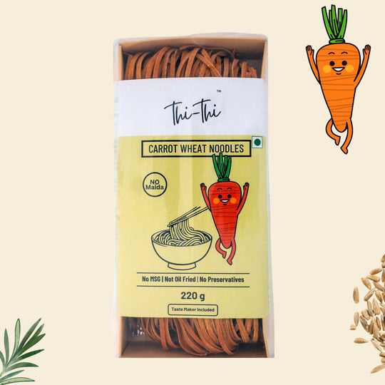 Carrot Wheat Noodles - 1 Pack