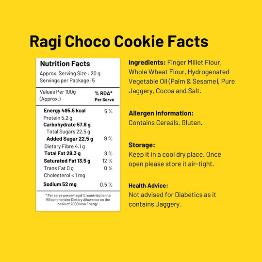 Combo - Choco & Jeera Salt Cookies (Pack of 2)