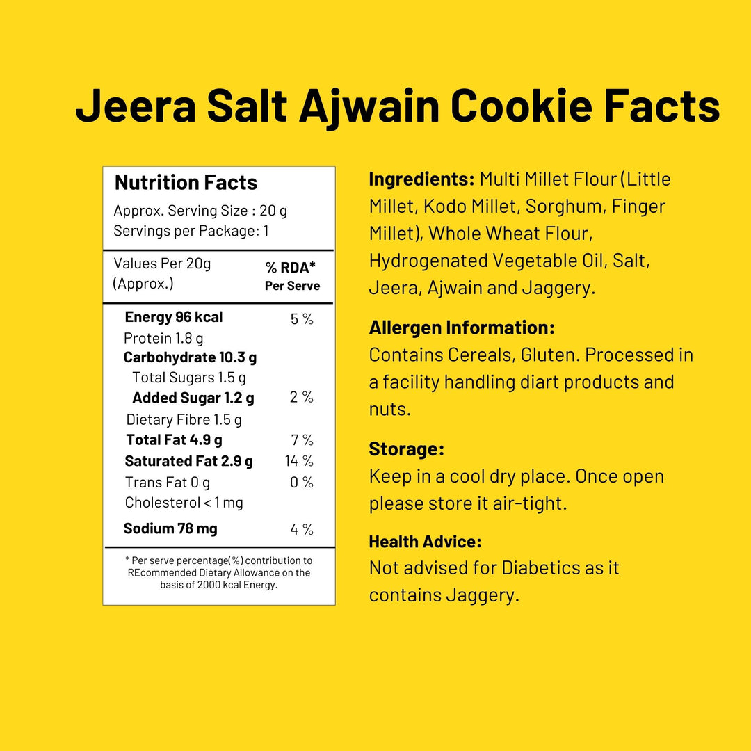 Combo - Choco & Jeera Salt Cookies (Pack of 2)