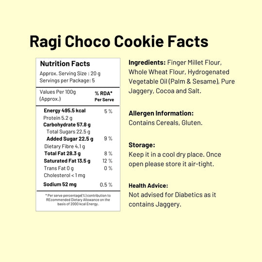 Millet Cookies in 5 Flavours (300g)