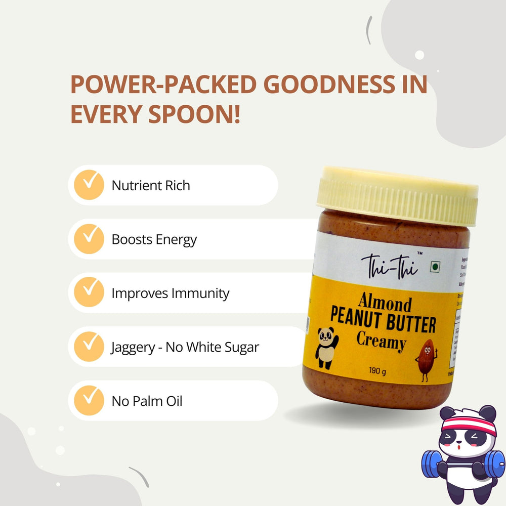Peanut Butter Combo | Almond and Chocolate (2 Packs) | Creamy