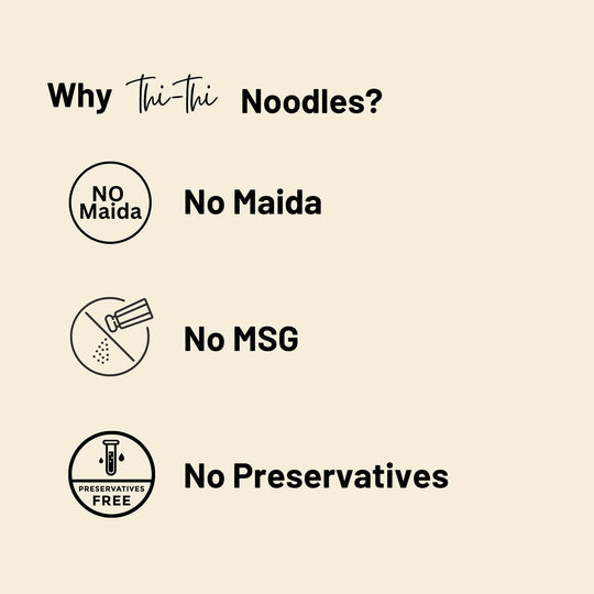 Carrot Wheat Noodles 220g (2 Packs) | No Maida, Non-Fried, No MSG | Includes Tastemaker